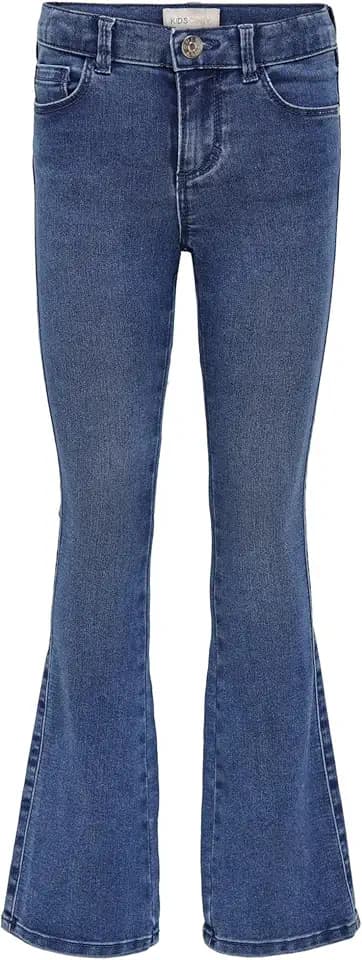 ONLY Mädchen Konroyal Life Reg Flared Pim504 Noos Jeans