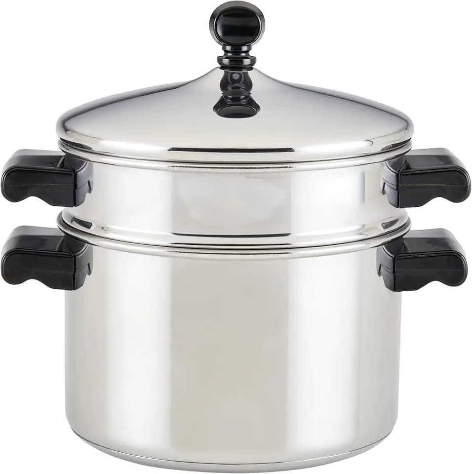 Farberware Classic Series Stack 'n' Steam Sauce Pot and Steamer, 3-Quart