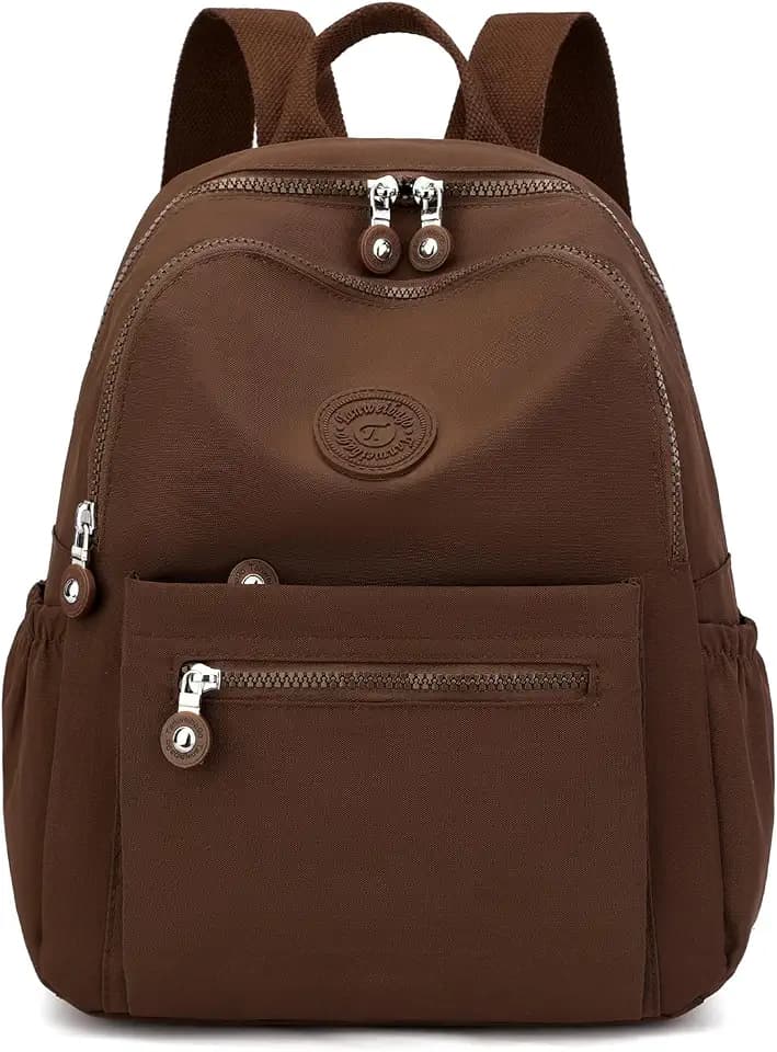 Mini Nylon Women Backpack Purse Lightweight Waterproof Travel Multi-Pockets