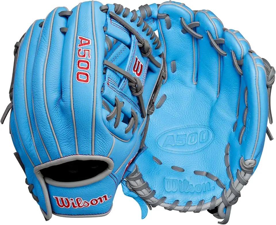 Wilson | A500 | Adult + Youth Baseball Glove + Mitt | Sizes 10.5" - 12.5" | Right + Left Hand Throw | Multiple Styles