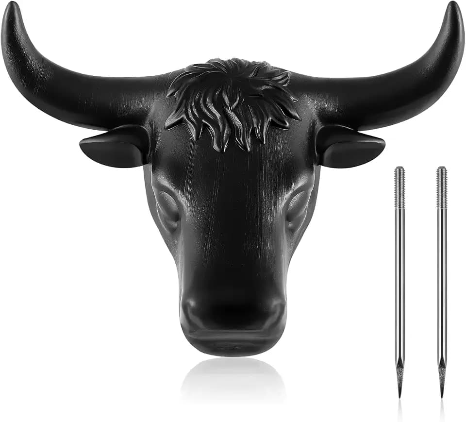 Crowye Very Small Steer Head Roping Dummy, Horn Spread Complete Rodeo Set