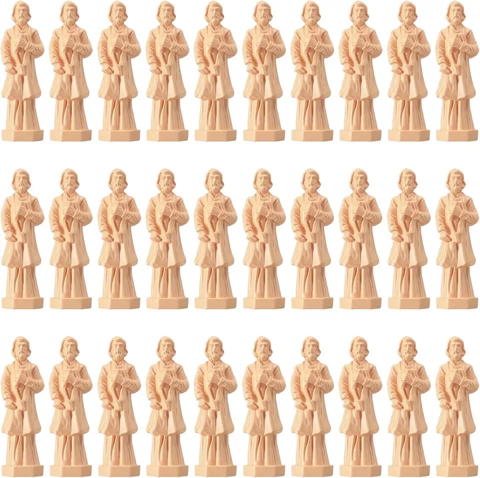 Wesiti 100 Pcs Mini Resin St Joseph Statue Figurine for Selling House Bulk