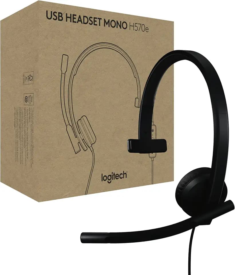 Logitech H570e USB-Headset mit Mikrofon für PC und Mac