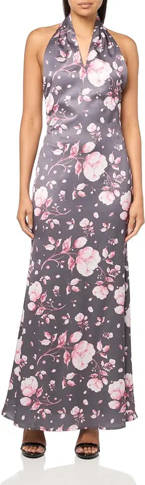 Petal & Pup Women's Mila Halterneck Maxi Dress