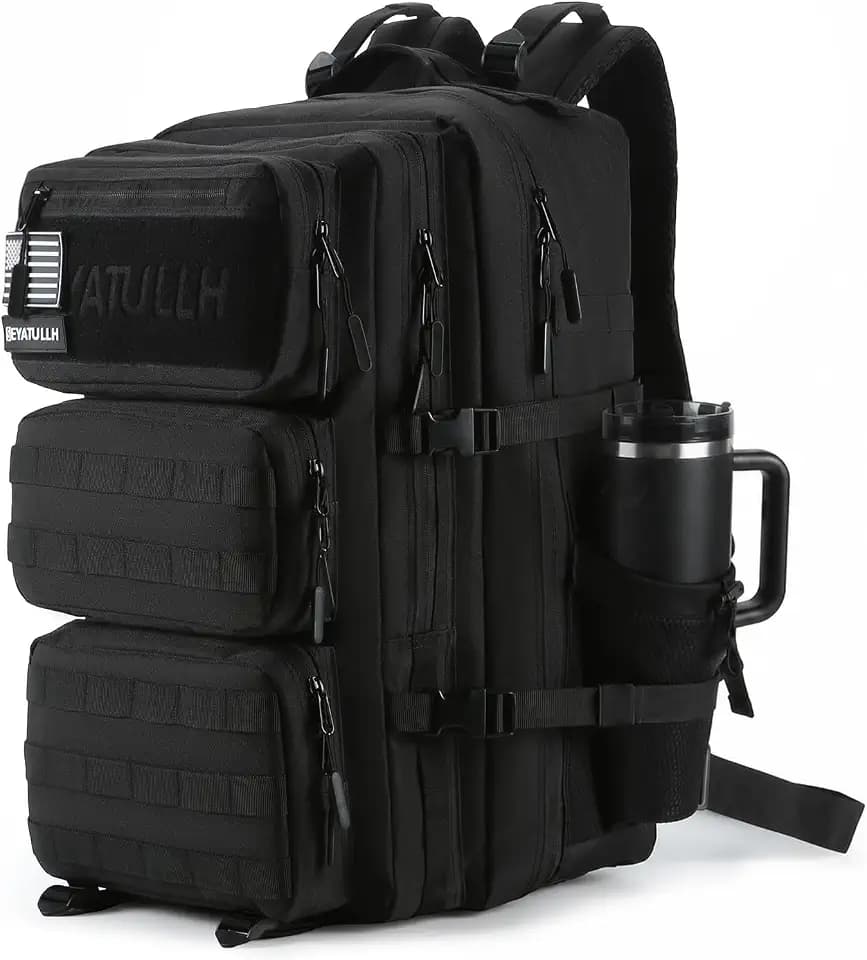 Tactical Military Backpack for Men and Women 55L Large Hiking Bag