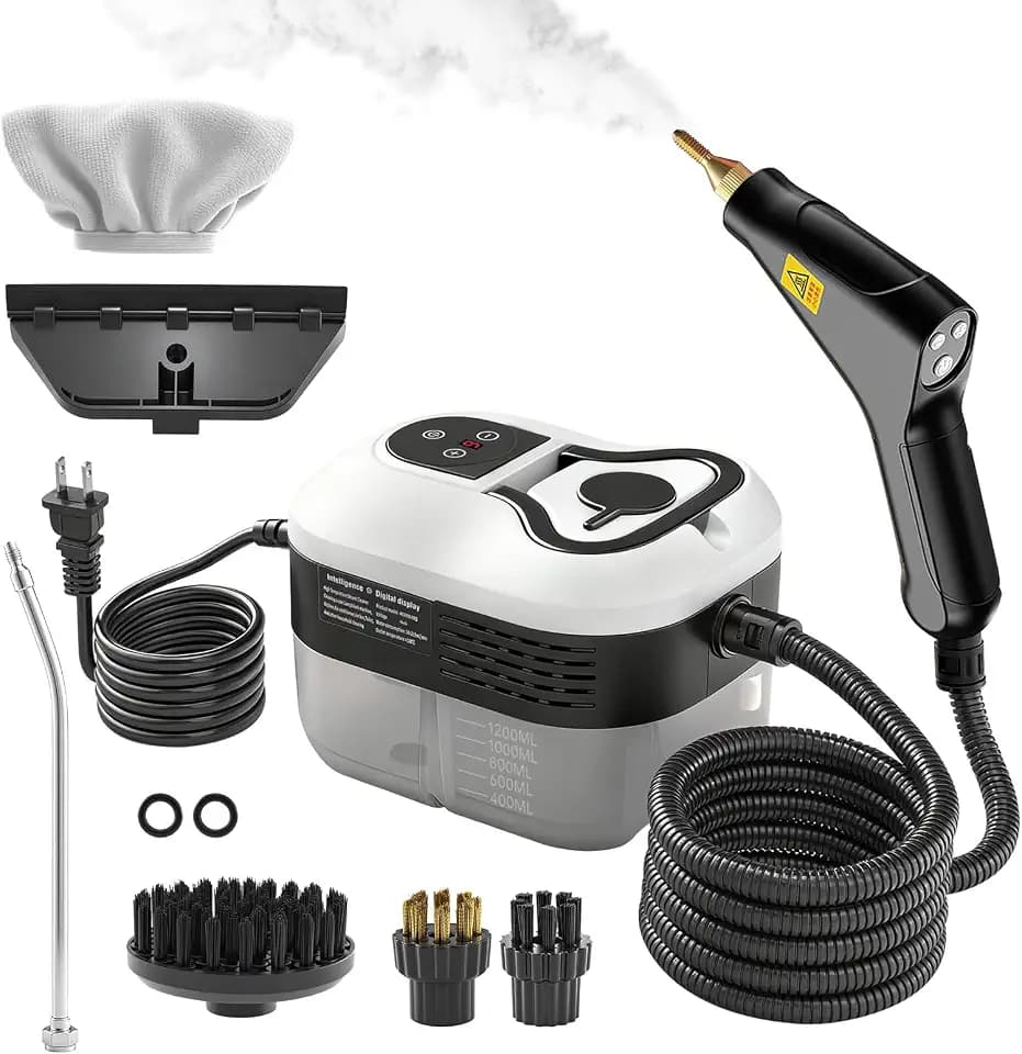 Steam Cleaner, 6-Level Adjustable Steamer for Cleaning for Home, Car