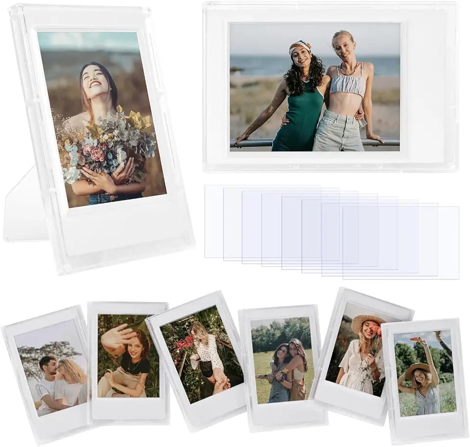 8 Pack 2x3 Mini Photo Frames for Instax Mini EVO 13 12 Camera Films