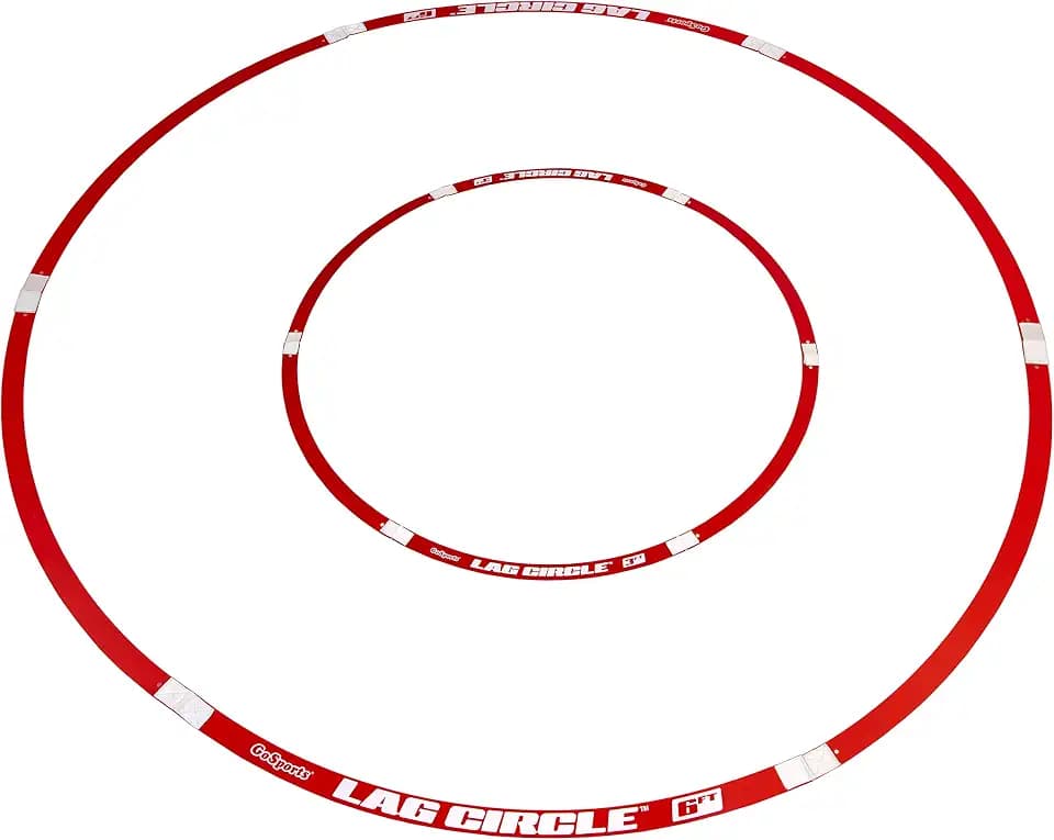 GoSports LAG Circle Putting and Chipping Training Tool - Includes 6 ft and 3 ft Circles
