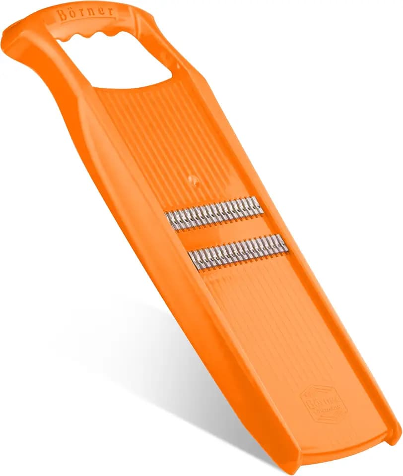 Börner by Reston Lloyd Roko PowerLine • Short & Long Vegetable Strips/Noodles • Made in Germany, Orange