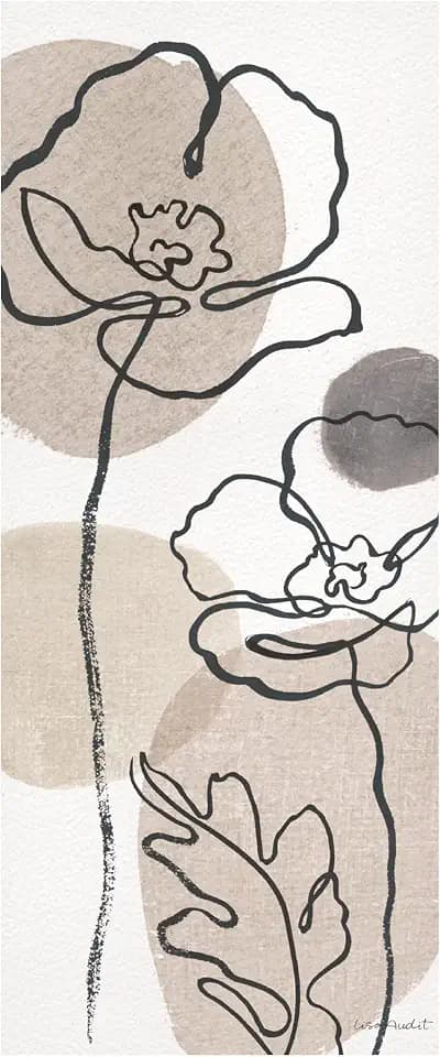 Wrapped Canvas Wall Art - Lisa Audit 'Think Neutral 04' Wall Art for Living Room, Bedroom, or Office Décor - 8x19