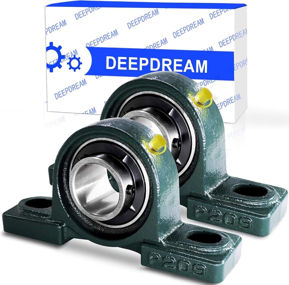 2 Pcs UCP209-26 Pillow Block Mounted Ball Bearing with 1-5/8"(1.625inch) Self Alignment