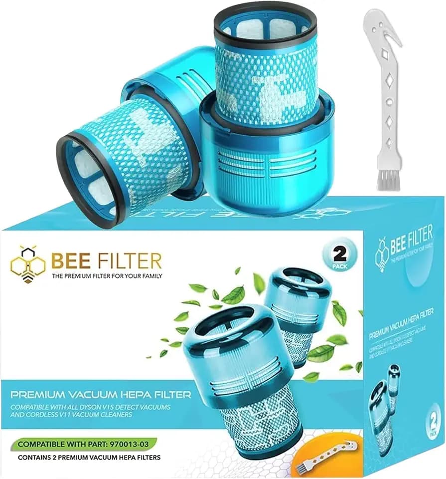 Dyson V15 Filter, 2-Pack Premium HEPA Replacement Filters for Dyson V15
