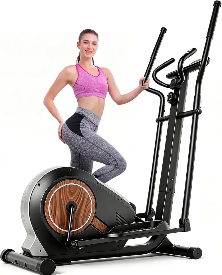 ANCHEER Elliptical Exercise Machine, Elliptical Trainer for Home Gym, Exercise Equipment 500Lbs Max Weight