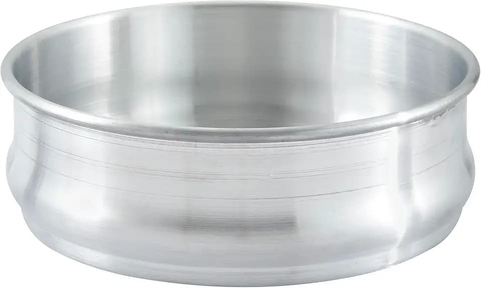 Winco 96 oz Stackable Aluminum Dough Pan