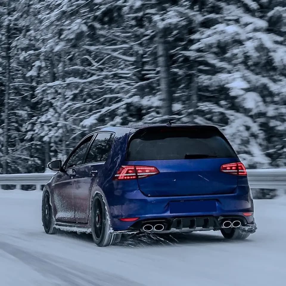 Heckdiffusor kompatibel mit VW VOLKSWAGEN Golf MK7 R 2013–2016