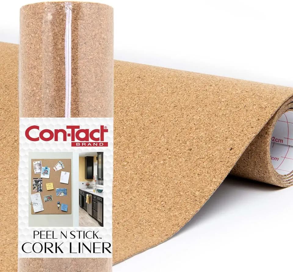 Con-Tact Brand Adhesive Roll, Cork, 18" x 4'
