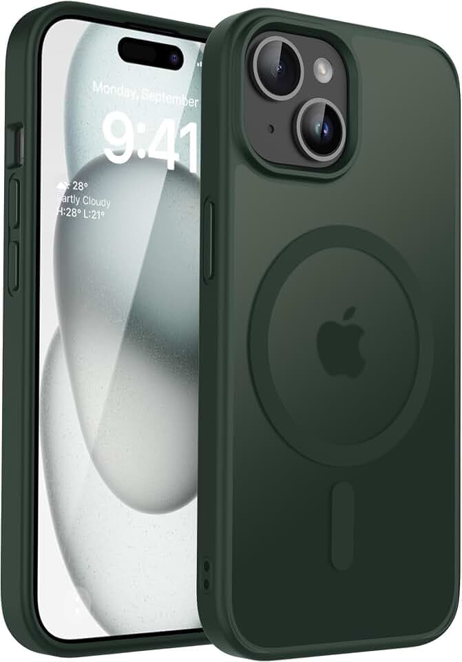 CACOE für iPhone 15 Hülle mit Militärschutz für MagSafe Handyhülle