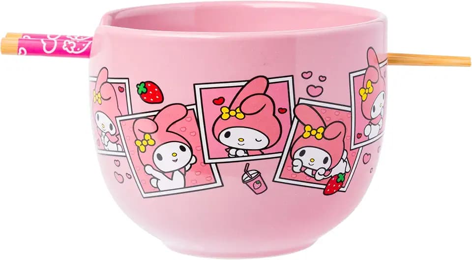 Silver Buffalo Sanrio Hello Kitty and Friends, Ramen Bowl, 20oz
