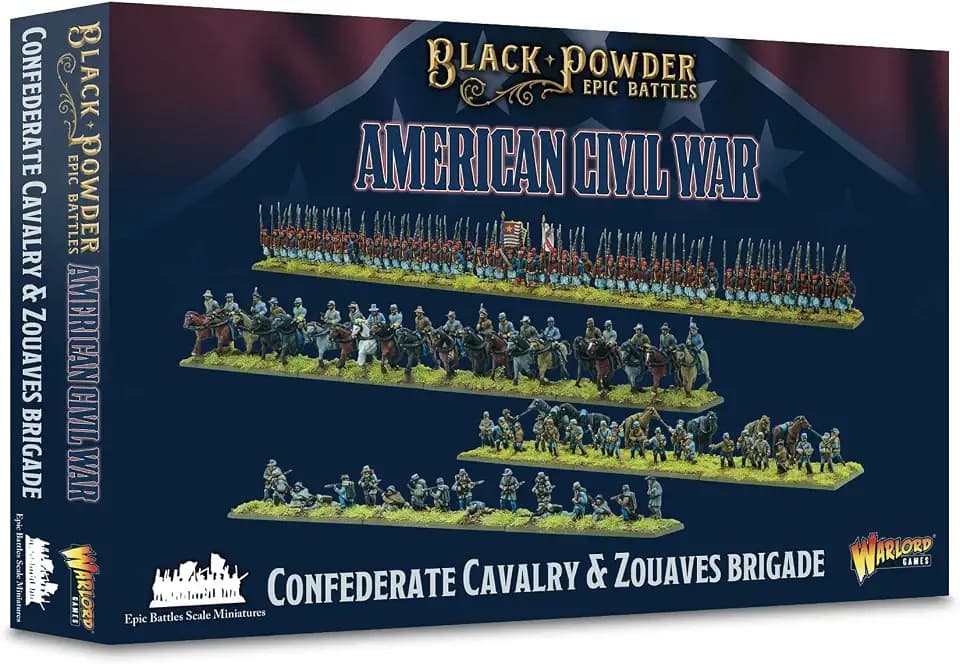 Warlord Games Epic Battles Confederate Cavalry & Zouaves Brigade Set