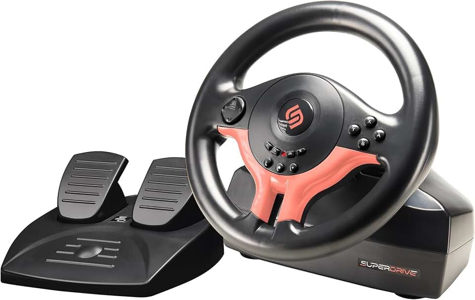 SUBSONIC - Superdrive SV250-S Lenkrad für Switch 2 und Switch - Rot