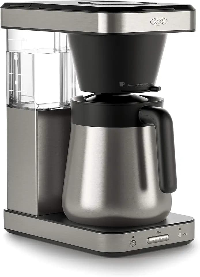 OXO Brew 8-Cup Coffee Maker - Single-Serve, Thermal Carafe, Stainless Steel
