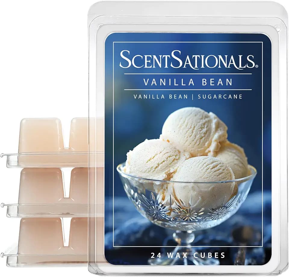 Scentsationals Vanilla Bean Scented Wax Melts 10oz (24 Cubes)