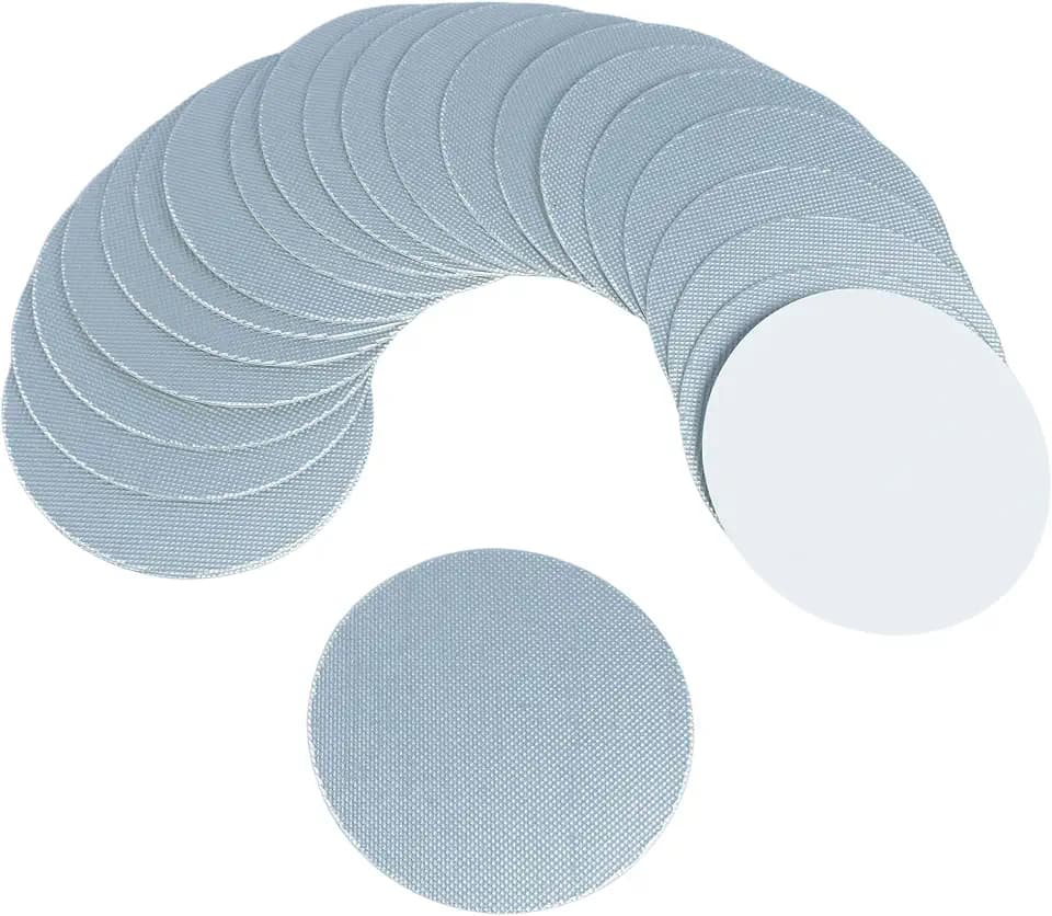 U.S. Solid Aluminum Foil Cap Liner Heat Sealing for Glass Bottle Non-Metal Lid(100 pcs, 24mm)