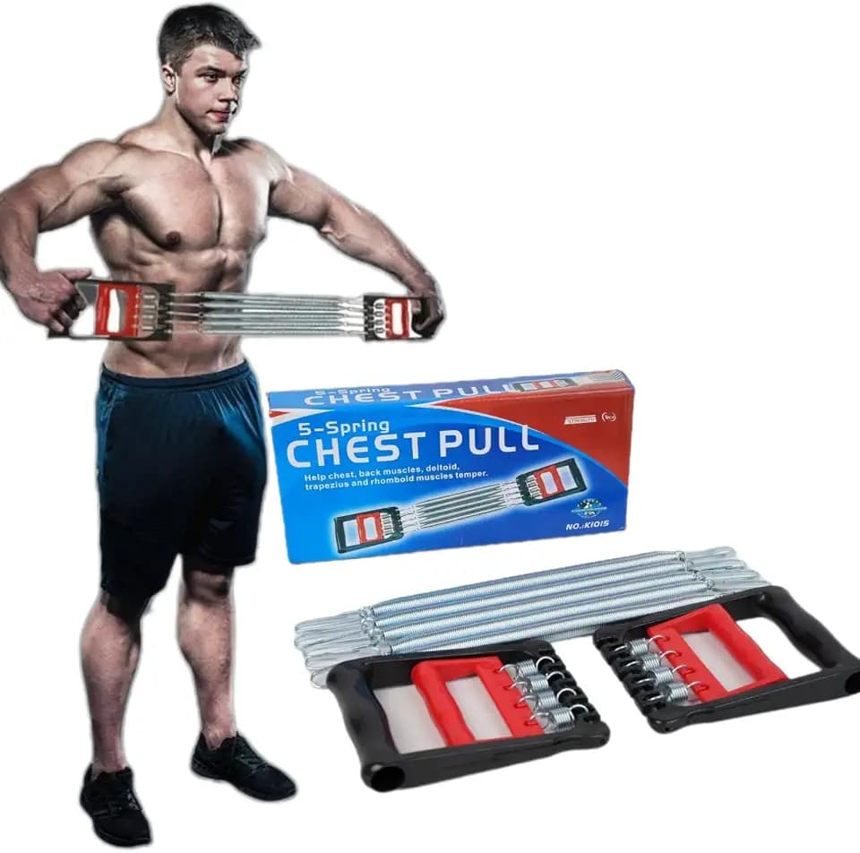 Chest Expander for Man Woman, Arm Builder, Spring Exercise Fitness Equipment, pull up Machine Home Gym, Arm Strengthening Cable Fly Trainer.