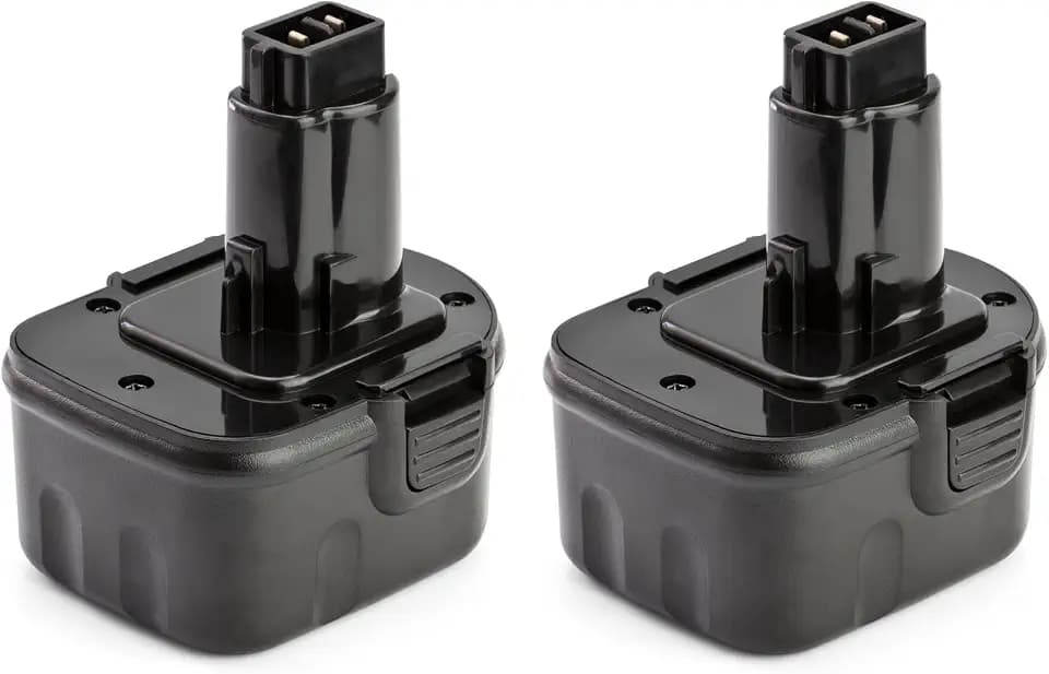 ExpertPower 2 Pack 12v 2000mAh NiCd Battery for Dewalt DC9071 DW9072 DW9071 DE9075 DE9074 DE9072 DE9071 DE9037 397745-01 152250-27