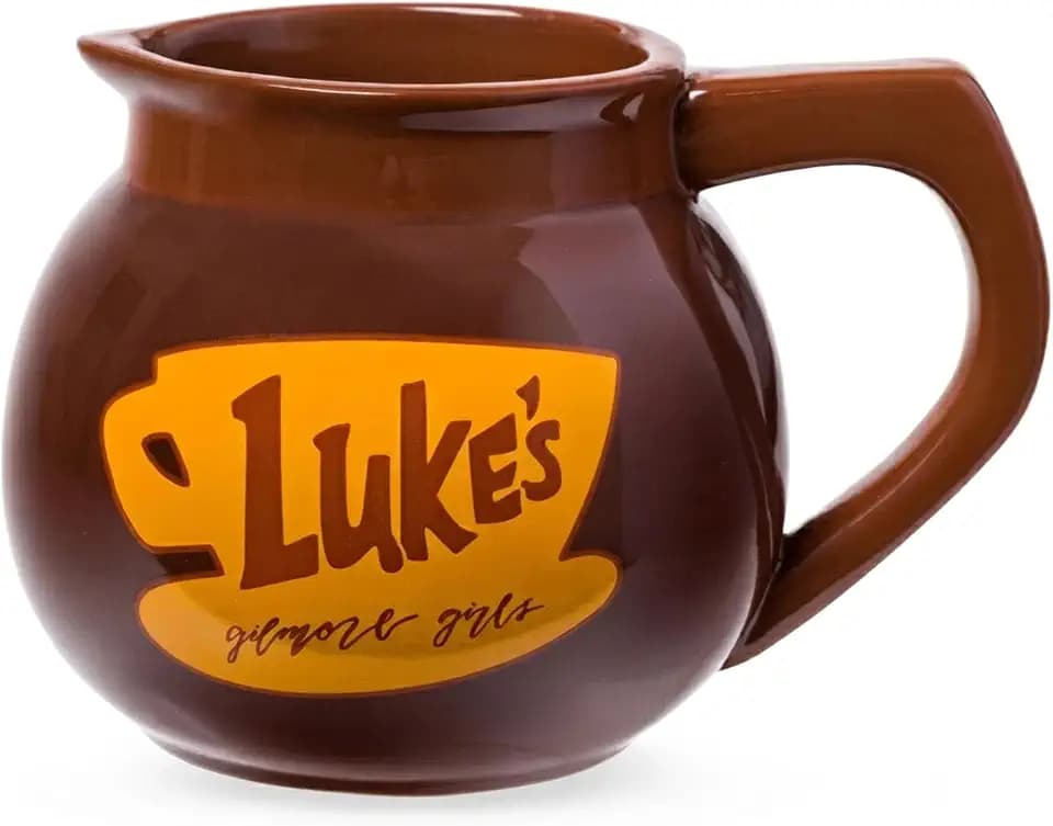 Silver Buffalo Gilmore Girls Luke's Coffee Pot, 3D Sculpted Mug, 20oz