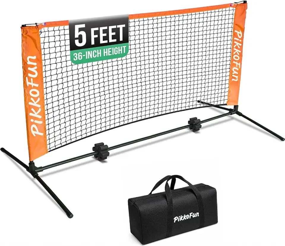 Mini Pickleball Net, 5 FT Portable Dink Practice Net