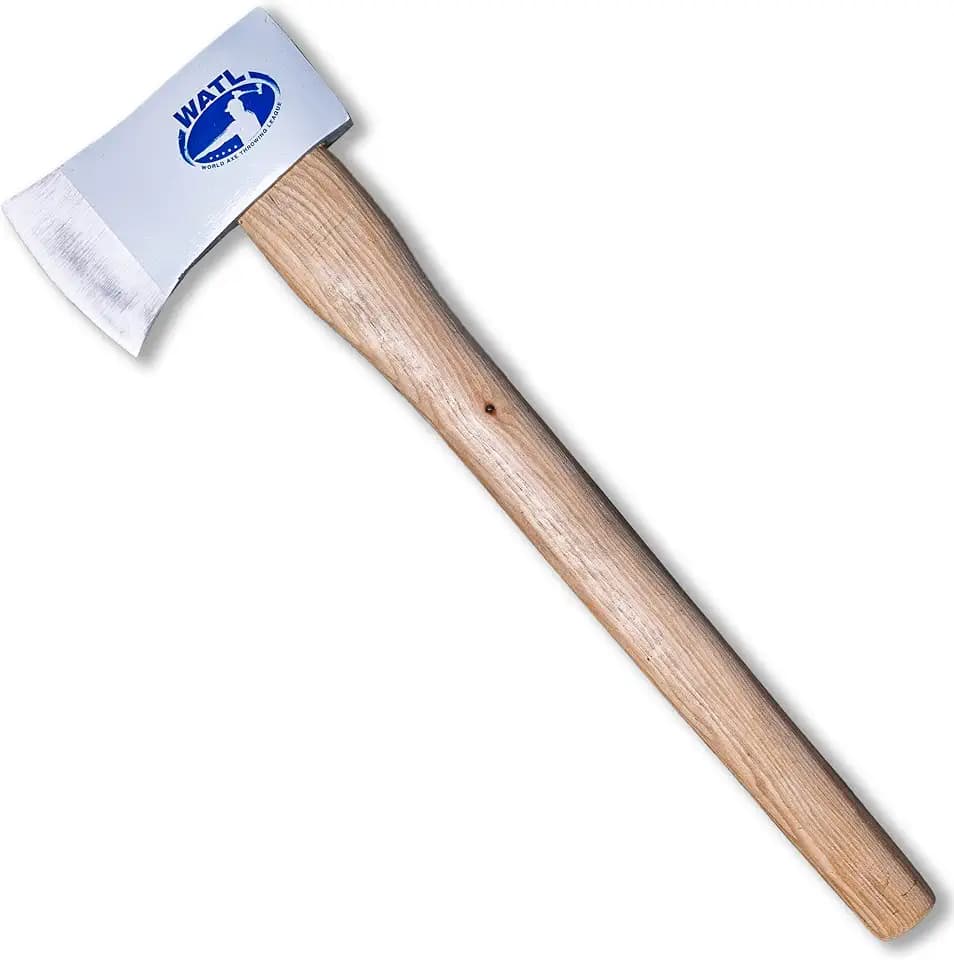 The NEW 19" Handle Competition Thrower: World Axe Throwing League Premium Competition Throwing Axe with Throwing Hatchet Hickory Wooden Handle