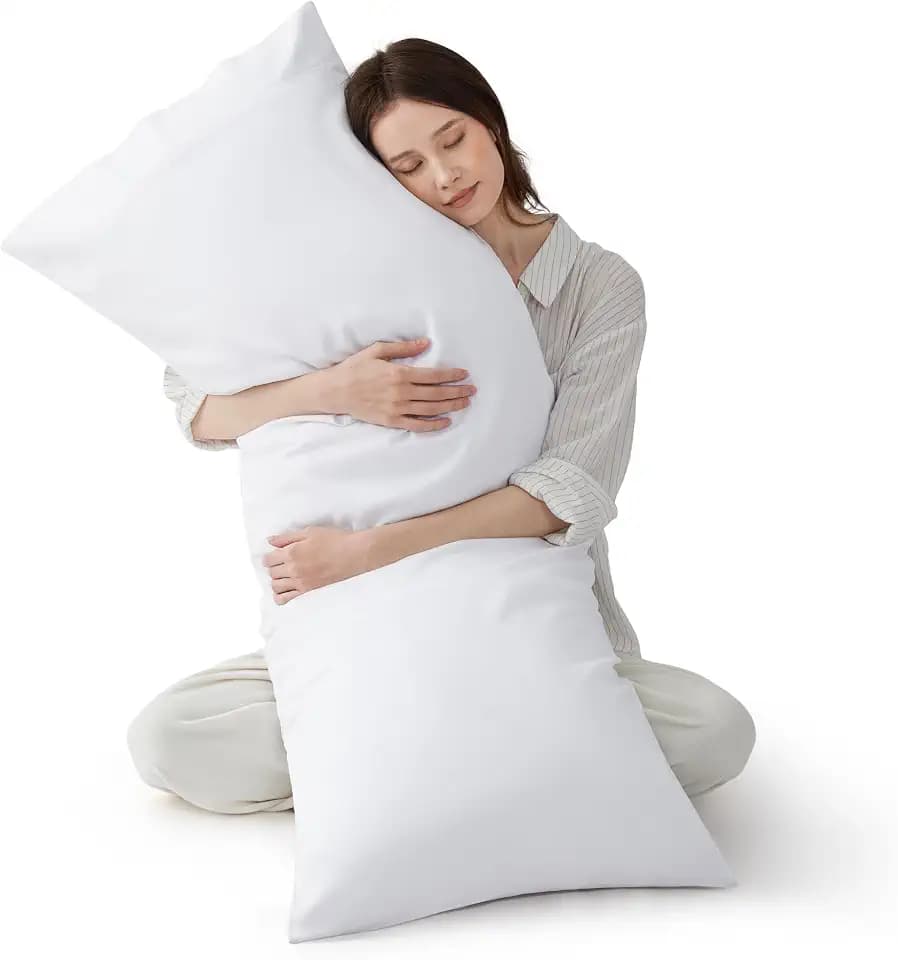 Bedsure PureWoven Body Long Pillowcase, 100% Rayon Derived from Bamboo