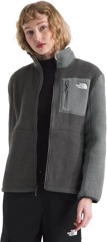 THE NORTH FACE Women's Yumiori Full Zip Jacket | Lightweight Fleece Coat With Embroidered Logo, Zip Pockets