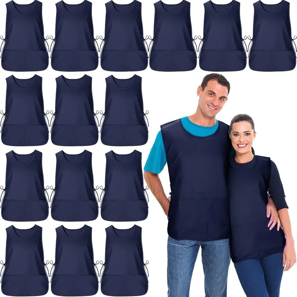 Suhine Smock Apron Cobbler Apron with Pocket for Women