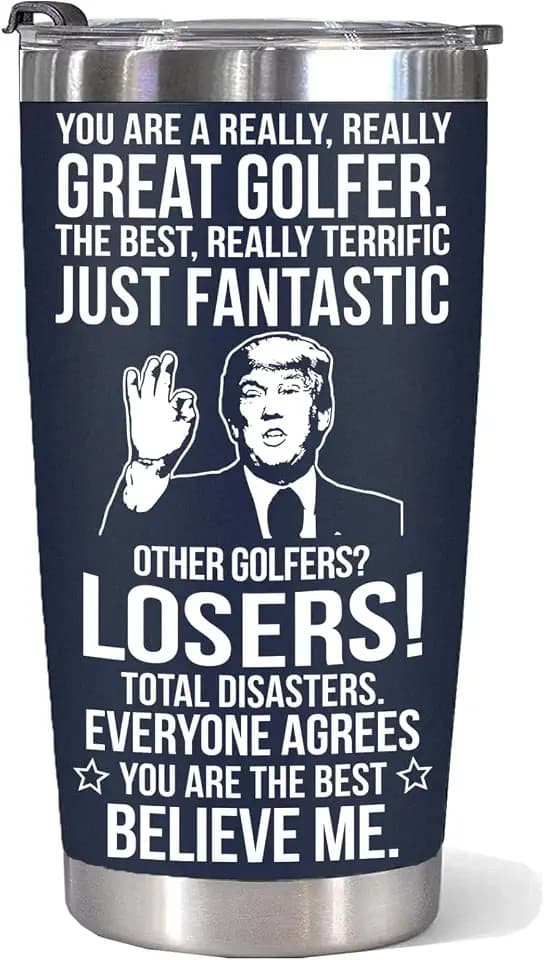 Golf Gifts for Men - Golf Gift for Dad from Son Daughter - Golfer Gift for Men Unique - Fathers Day Gift for Dad - Funny Gift's for Him, Uncle, Husband Boyfriend, Golfers Lovers - 20 Oz Tumbler