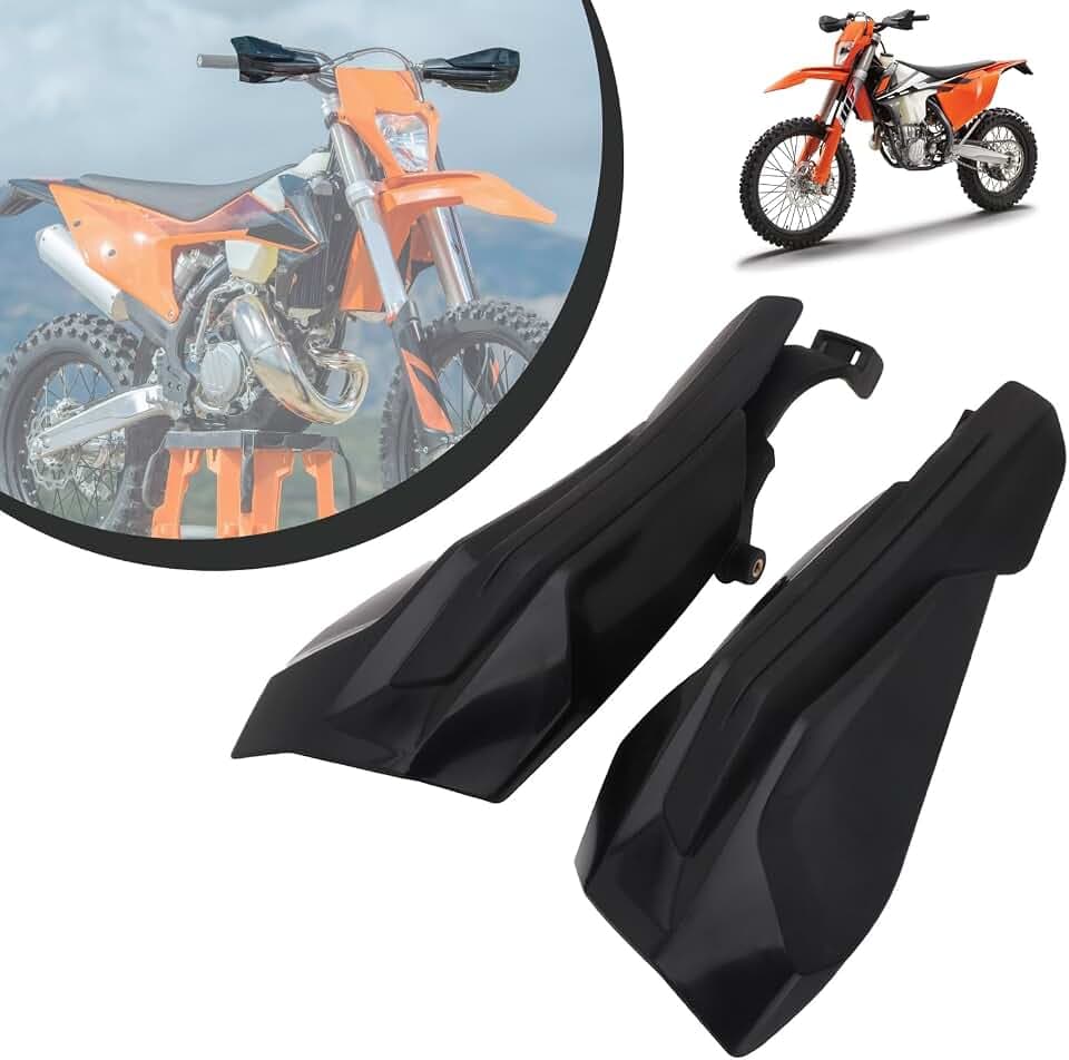 Handprotektoren Motorrad,Enduro Handschützer,Motorrad Handschutz-Schwarz