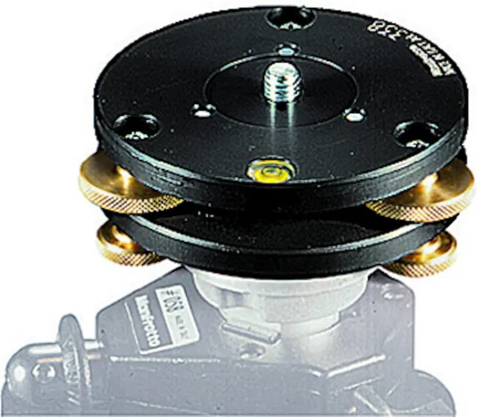 MANFROTTO Adaptateur 338 Base de Mise a Niveau