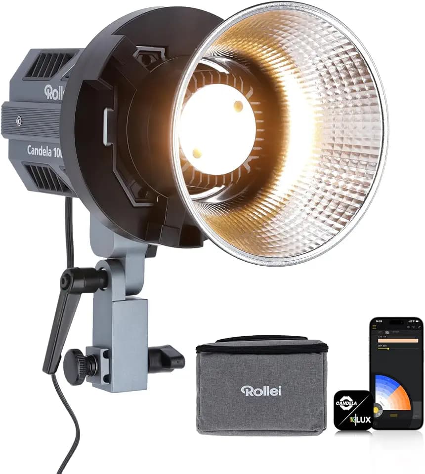 Rollei Candela 100 Bi Color Led Videolicht 100W 2700K~6500K, 100 W Bi Color