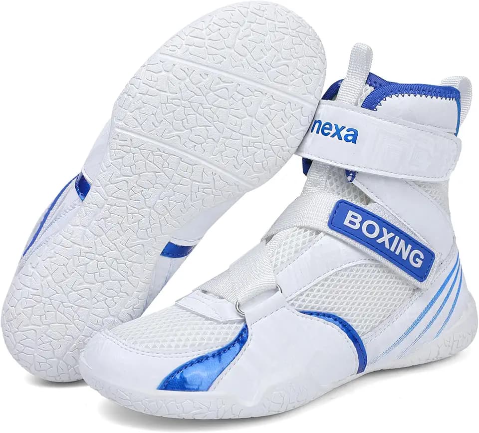 Kids Boxing Shoes Boys Girls Youth Wrestling Shoes Lightweight Breathable Fitness Training Powerlifting Sneakers