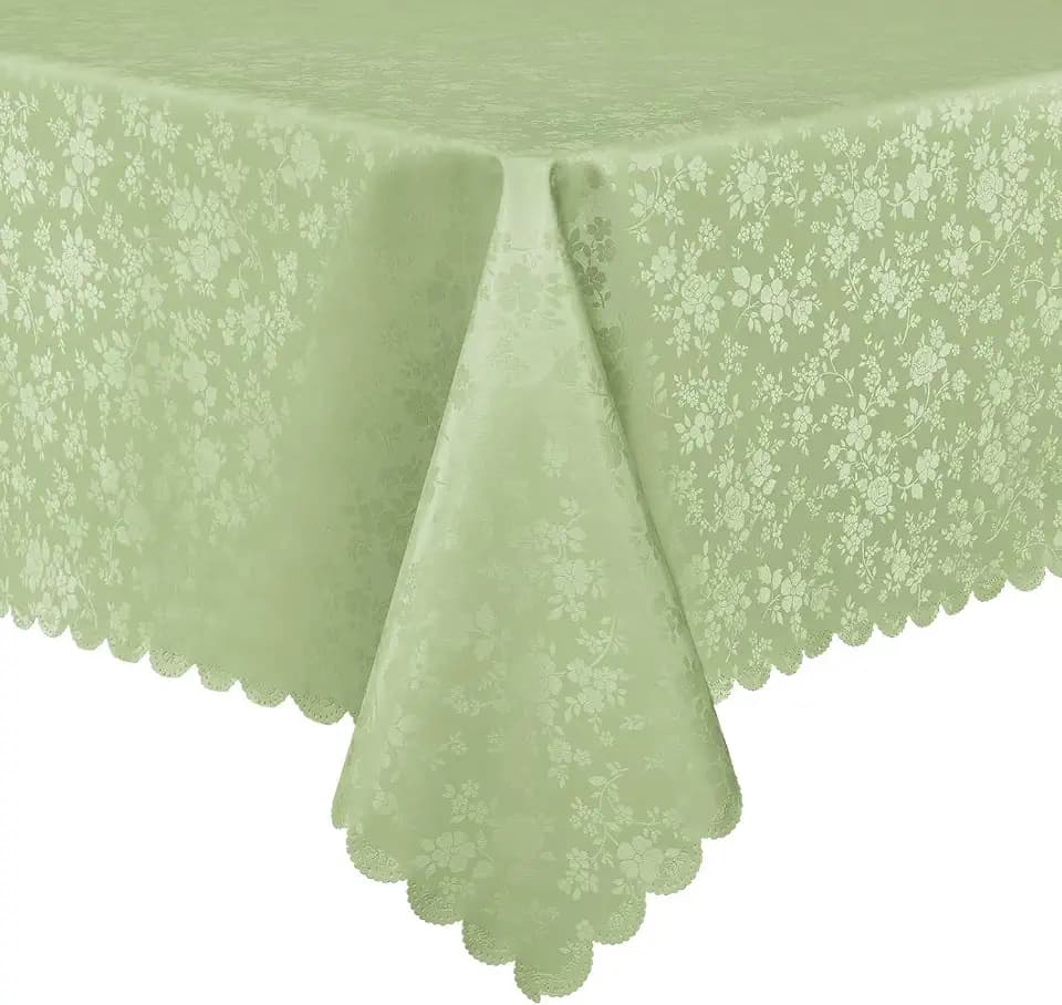 Smiry Rectangle Waterproof Heavy Duty Vinyl Tablecloths, 60 x 120 Inch