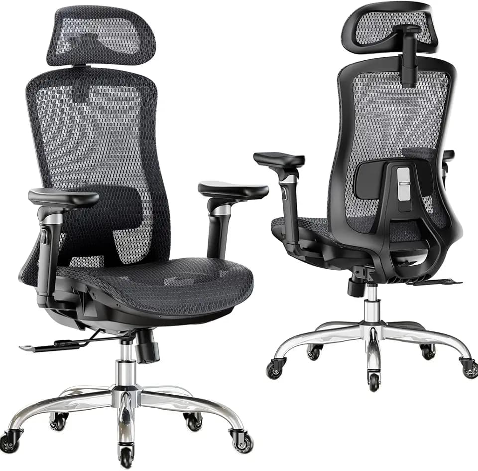 Marsail Mesh Ergonomic Office Chair with Sliding seat Depth Mesh Desk Chair