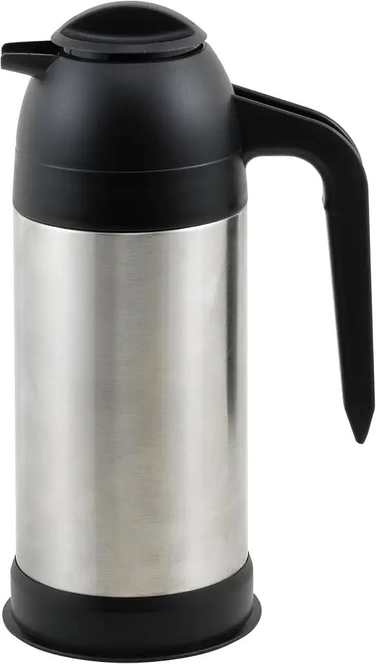 Winco 24 oz Silver Vacuum Insulated Coffee/Server, Coffee/Cream Server