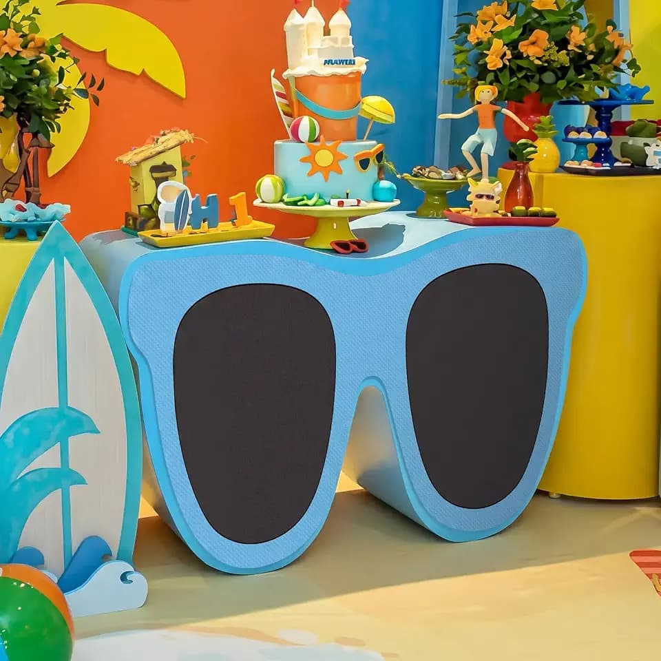 Preboun Summer Sunglasses Birthday Party Decoration Hawaii Sunglasses