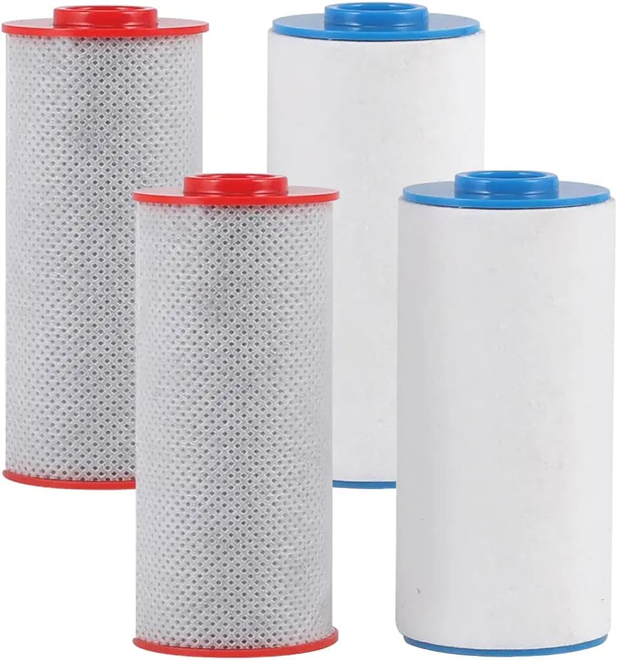 Duo Shower Filter Set (2R+2B), 8,000-Gallon Capacity