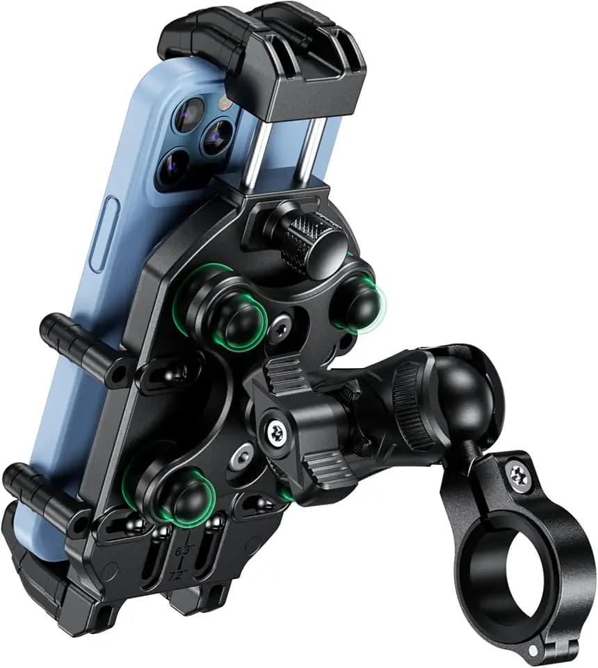 BRCOVAN Diebstahlsichere Motorrad Handyhalterung mit Vibrationsdämpfer