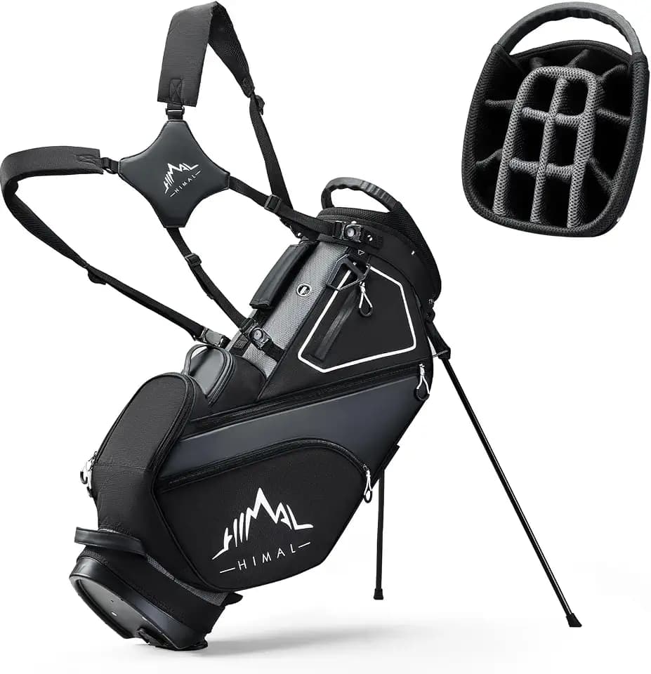 uniHimal 14-Way Golf Stand Bag, Lightweight Golf Bag for Men