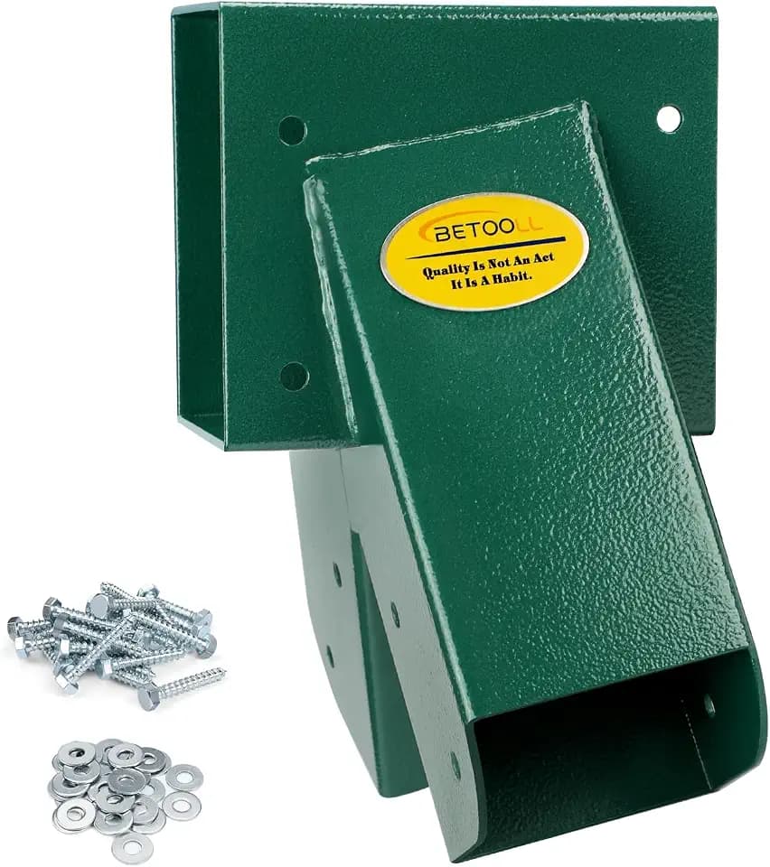 BETOOLL A-Frame 1pcs Bracket Swing Set Bracket for Heavy Duty Swing Set – Includes Mounting Hardware, Ideal for Indoor and Outdoor Playgrounds (1 Bracket-Green)