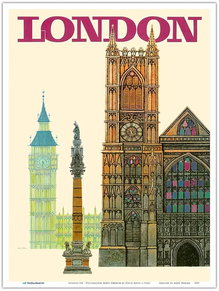 London - The Westminster Abbey Church Poster Print