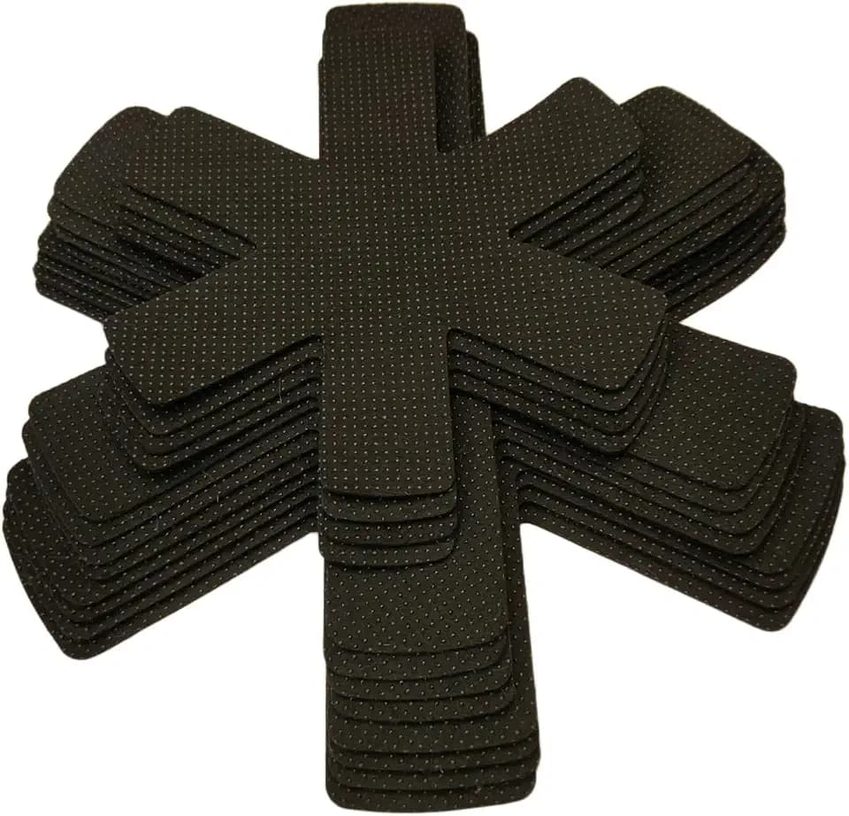 18 Pack Anti-Slip Pot & Pan Protectors, 3 Sizes 10"/14"/15", Black
